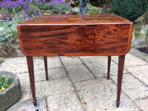 GEORGIAN INLAID PEMBROKE TABLE - ADDITIONAL PHOTO 2
