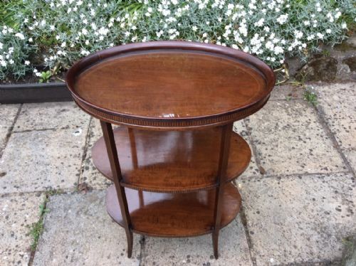 EDWARDIAN ETAGERE WITH LOOSE TRAY - ADDITIONAL PHOTO 7