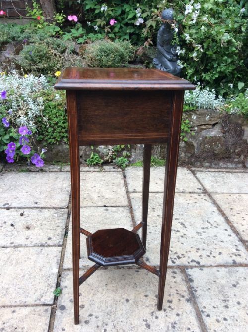 SMALL EDWARDIAN BEDSIDE TABLE - ADDITIONAL PHOTO 5
