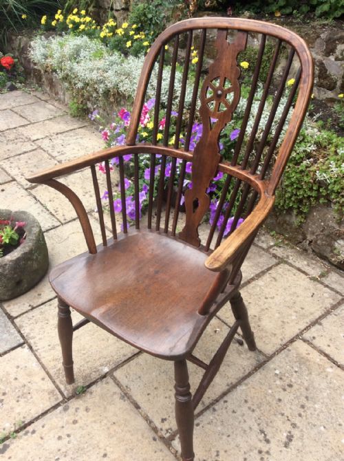 EARLY 19THC WINDSOR ARMCHAIR - ADDITIONAL PHOTO 2