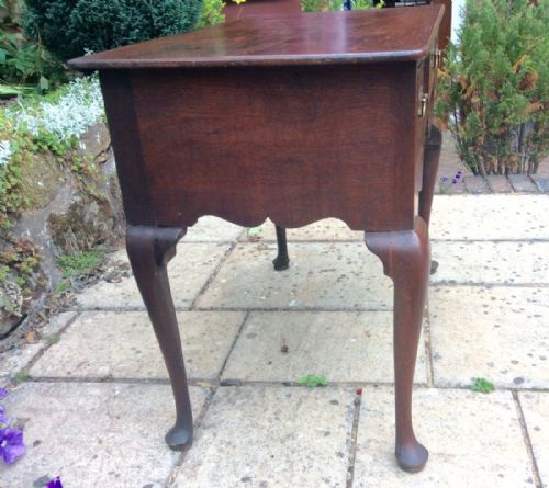 EARLY GEORGIAN OAK LOWBOY - ADDITIONAL PHOTO 1