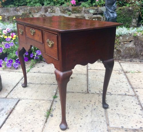 EARLY GEORGIAN OAK LOWBOY - ADDITIONAL PHOTO 2