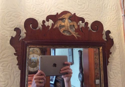 GEORGIAN FRET WALL MIRROR - ADDITIONAL PHOTO 2