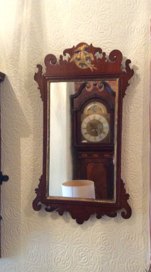 GEORGIAN FRET WALL MIRROR - ADDITIONAL PHOTO 3