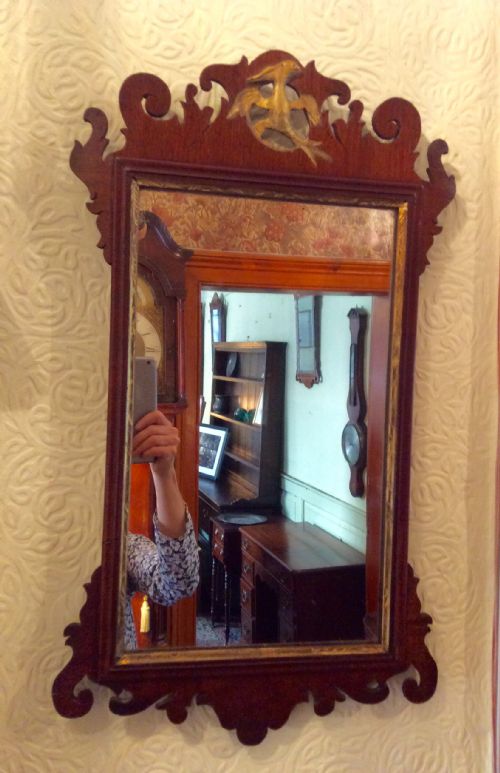 GEORGIAN FRET WALL MIRROR - ADDITIONAL PHOTO 4