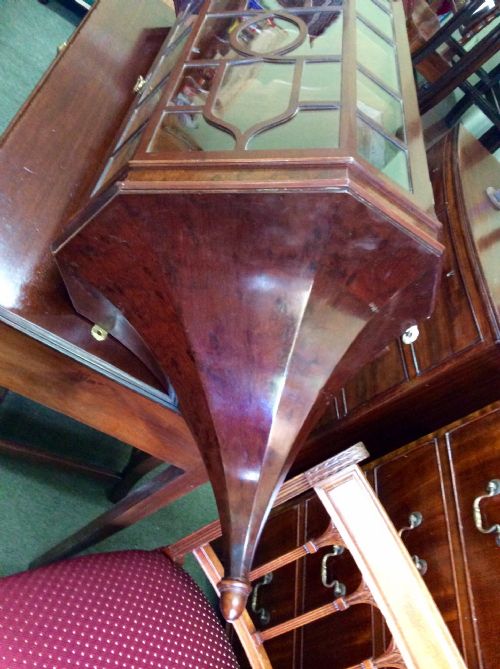 EDWARDIAN GLAZED CORNER CUPBOARD - ADDITIONAL PHOTO 5