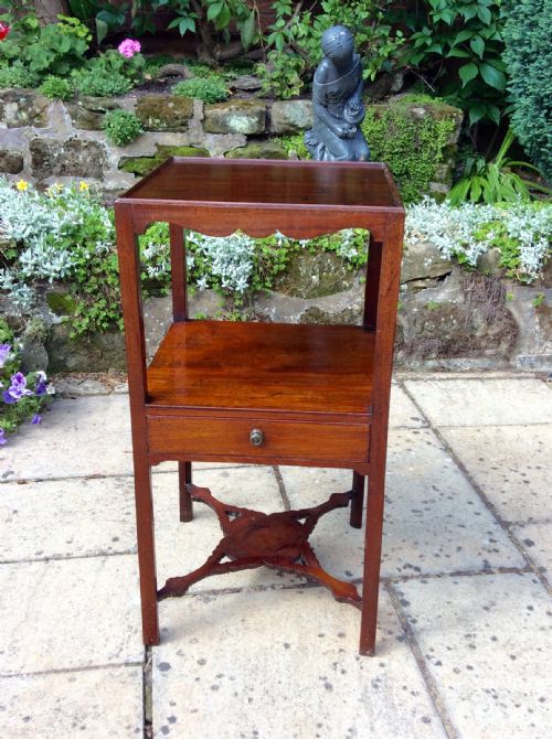 georgian bedside washstand - CATEGORY: ANTIQUE FURNITURE - DATED 1800