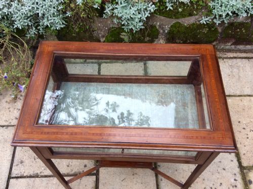 EDWARDIAN BIJOUTERIE OR DISPLAY TABLE - ADDITIONAL PHOTO 3