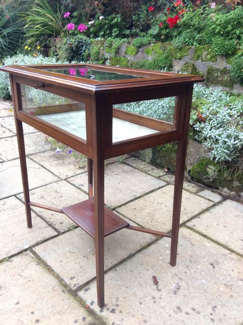 EDWARDIAN BIJOUTERIE OR DISPLAY TABLE - ADDITIONAL PHOTO 4