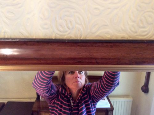 VICTORIAN ROSEWOOD MIRROR - ADDITIONAL PHOTO 2