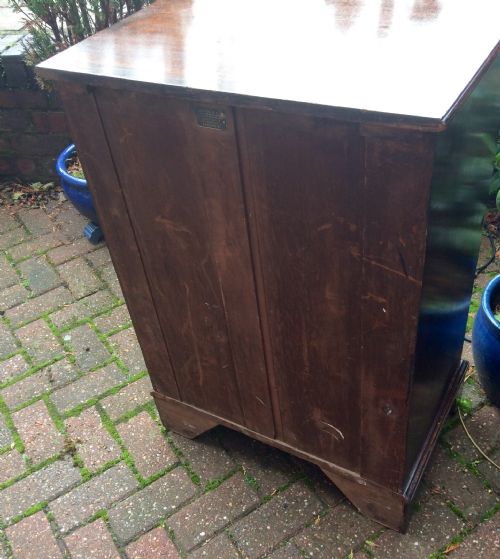 A VERY USEFUL VICTORIAN MAHOGANY CUPBOARD - ADDITIONAL PHOTO 5