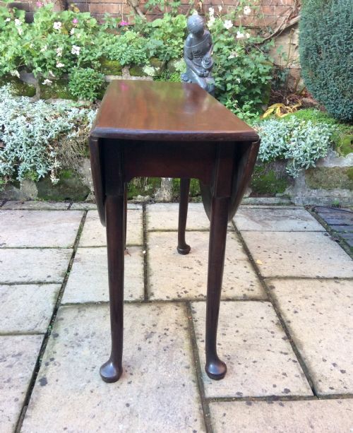 SMALL GEORGIAN MAHOGANY DINING TABLE - ADDITIONAL PHOTO 5