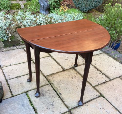 SMALL GEORGIAN MAHOGANY DINING TABLE - ADDITIONAL PHOTO 6