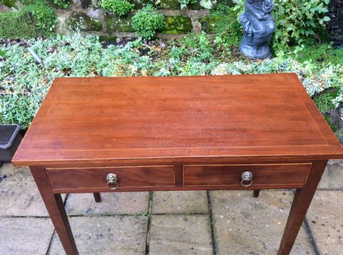 GEORGIAN MAHOGANY SIDE TABLE - ADDITIONAL PHOTO 2
