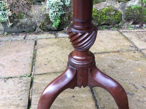 SUPERB GEORGIAN TRIPOD TABLE - ADDITIONAL PHOTO 2