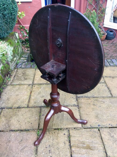 SUPERB GEORGIAN TRIPOD TABLE - ADDITIONAL PHOTO 4
