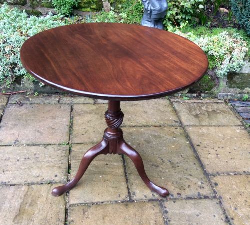 SUPERB GEORGIAN TRIPOD TABLE - ADDITIONAL PHOTO 6