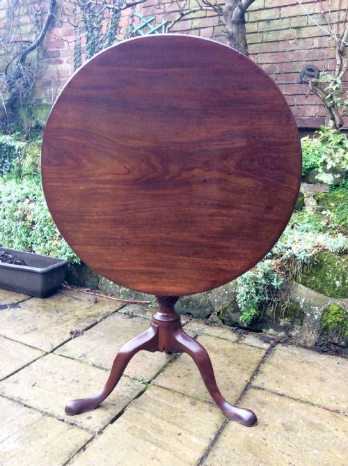 SUPERB GEORGIAN TRIPOD TABLE - ADDITIONAL PHOTO 7