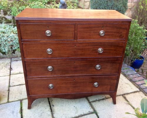 regency mahogany chest of drawers - CATEGORY: ANTIQUE CHEST OF DRAWERS - DATED 1800