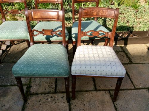 SET OF SIX REGENCY MAHOGANY DINING CHAIRS - ADDITIONAL PHOTO 5