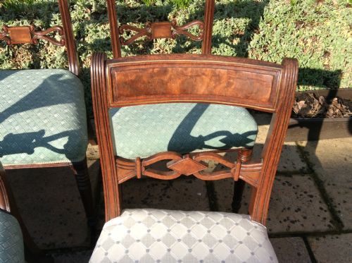SET OF SIX REGENCY MAHOGANY DINING CHAIRS - ADDITIONAL PHOTO 6