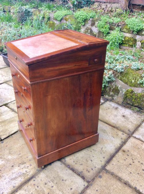 REGENCY MAHOGANY DAVENPORT - ADDITIONAL PHOTO 2