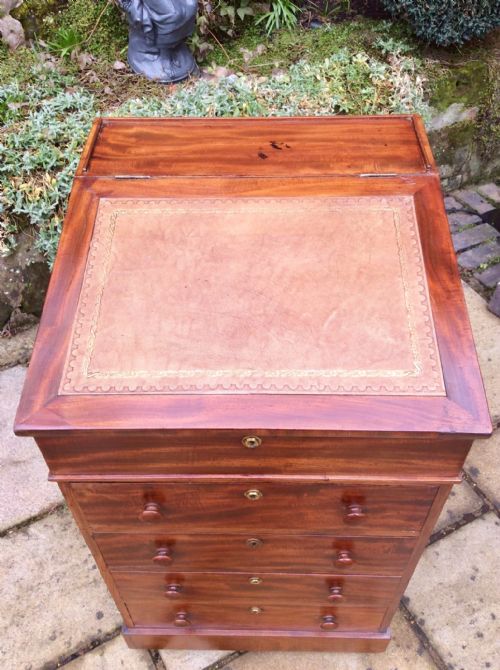 REGENCY MAHOGANY DAVENPORT - ADDITIONAL PHOTO 5