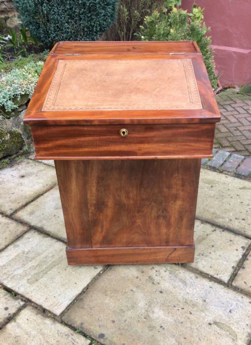 REGENCY MAHOGANY DAVENPORT - ADDITIONAL PHOTO 7