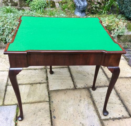 18TH CENTURY MAHOGANY CARD TABLE - ADDITIONAL PHOTO 4