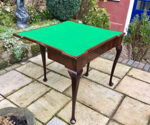 18TH CENTURY MAHOGANY CARD TABLE - ADDITIONAL PHOTO 5