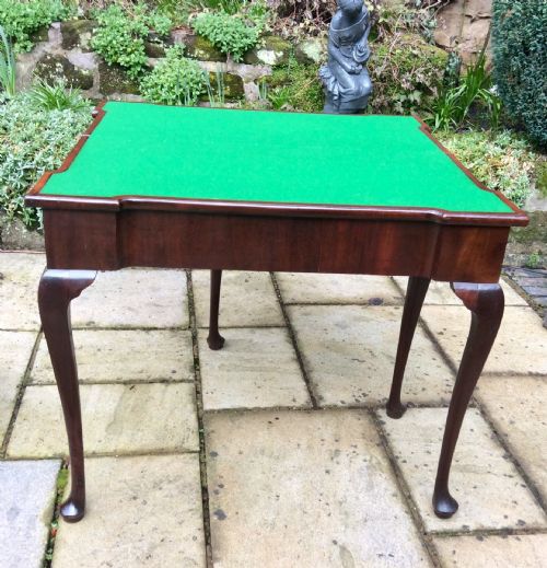 18TH CENTURY MAHOGANY CARD TABLE - ADDITIONAL PHOTO 7