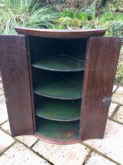 BOW FRONT CORNER CUPBOARD - ADDITIONAL PHOTO 3