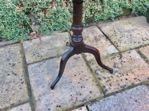 SMALL TRIPOD WINE TABLE GEORGIAN - ADDITIONAL PHOTO 2