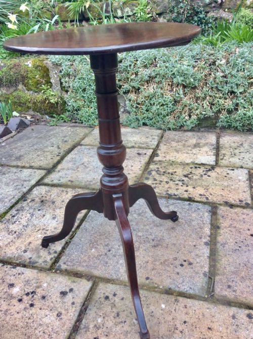SMALL TRIPOD WINE TABLE GEORGIAN - ADDITIONAL PHOTO 3