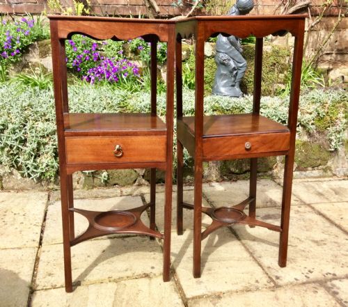 GEORGIAN BEDSIDE TABLES - ADDITIONAL PHOTO 2