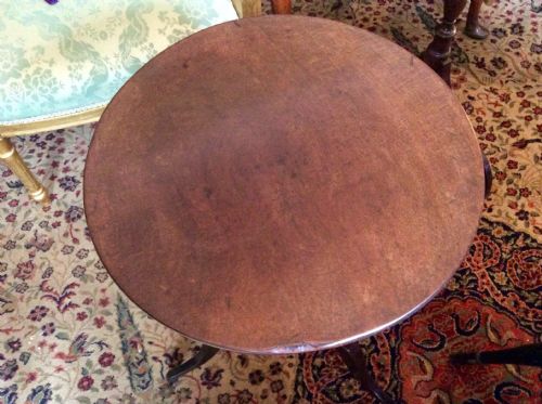 SMALL TRIPOD WINE TABLE GEORGIAN - ADDITIONAL PHOTO 5