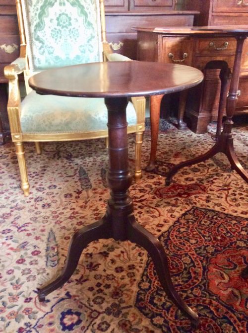SMALL TRIPOD WINE TABLE GEORGIAN - ADDITIONAL PHOTO 6