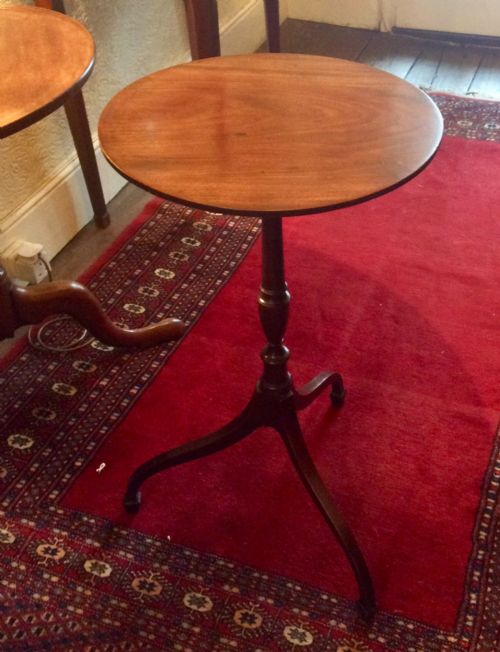 SMALL GEORGIAN TRIPOD LAMP DRINKS TABLE - ADDITIONAL PHOTO 3