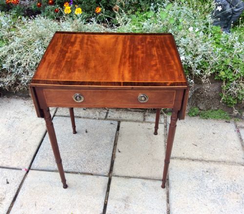 SMALL REGENCY SIDE SOFA TABLE - ADDITIONAL PHOTO 6