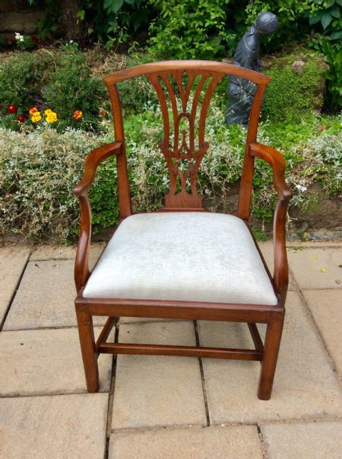 a late 18th century elbow chair - CATEGORY: ANTIQUE CHAIRS - DATED 1800