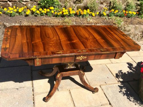 regency rosewood sofa table - CATEGORY: ANTIQUE TABLES - DATED 1800