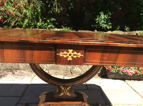 REGENCY ROSEWOOD SOFA TABLE - ADDITIONAL PHOTO 4