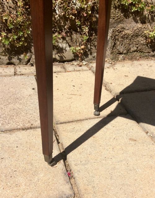 SMALL MAHOGANY SIDE WORK TABLE - ADDITIONAL PHOTO 6