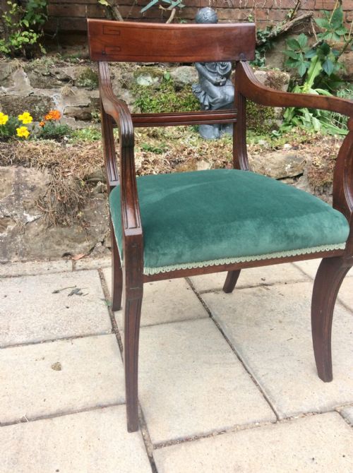 REGENCY MAHOGANY DESK OR CARVER CHAIR - ADDITIONAL PHOTO 1
