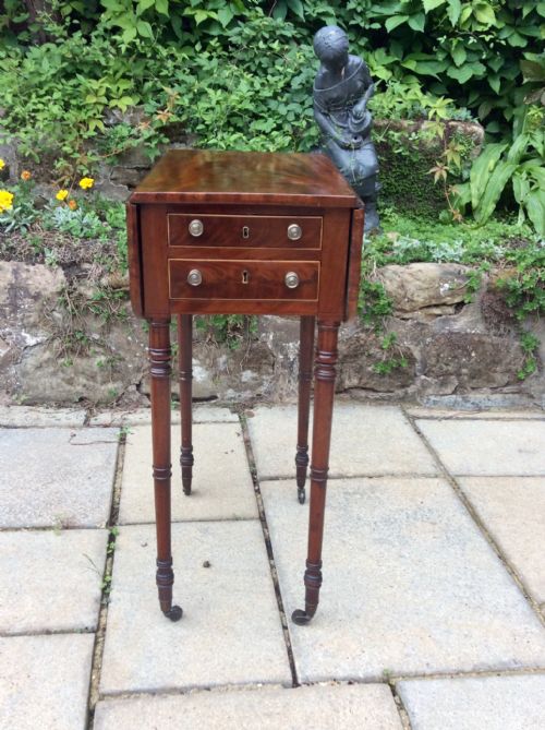 regency pembroke worktable - CATEGORY: ANTIQUE TABLES - DATED 1800