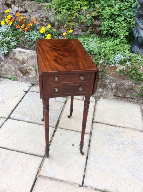 REGENCY PEMBROKE WORKTABLE - ADDITIONAL PHOTO 1