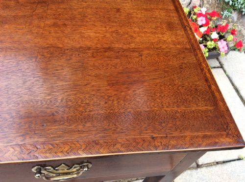 GEORGIAN MAHOGANY SIDE TABLE - ADDITIONAL PHOTO 2