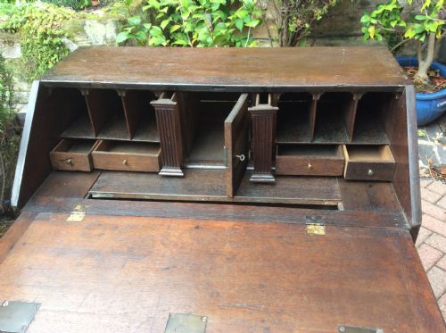 GEORGIAN OAK BUREAU - ADDITIONAL PHOTO 5