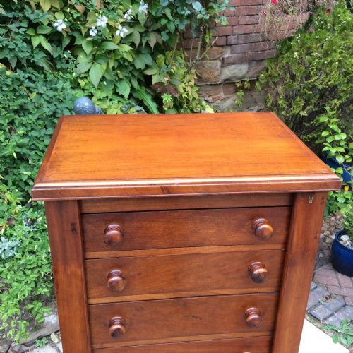 MAHOGANY WELLINGTON CHEST - ADDITIONAL PHOTO 8