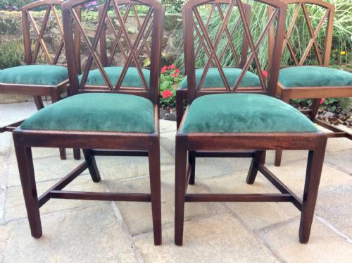 SET OF SIX MAHOGANY GEORGIAN CHAIRS - ADDITIONAL PHOTO 2